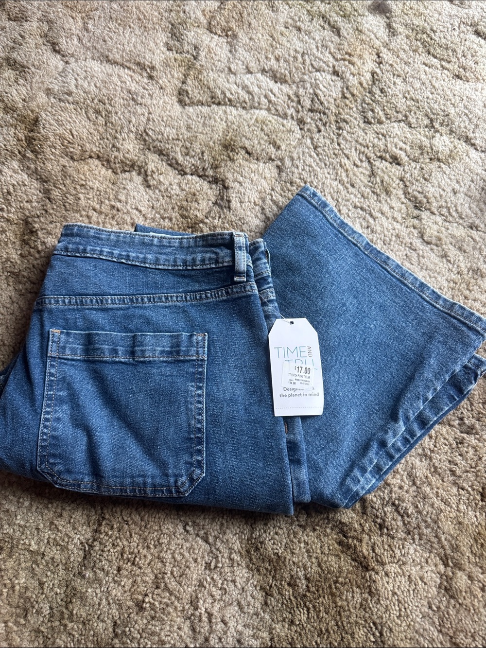 Time and Tru Blue Flare Leg Women’s Jeans